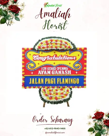 Sewa Papan Bunga Ditotrunan